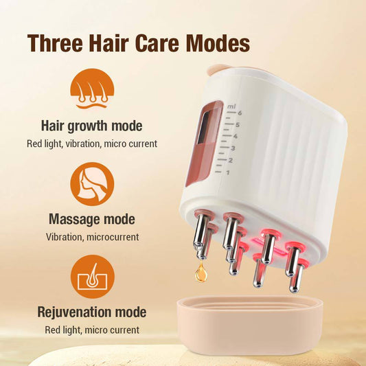 Red Light Vibration Massage Comb Scalp Medicine Import Micro Current