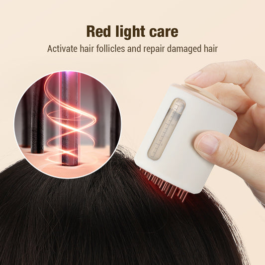 Electric Vibration Massage Comb Red Light EMS Micro Current Medicine Supplying Device